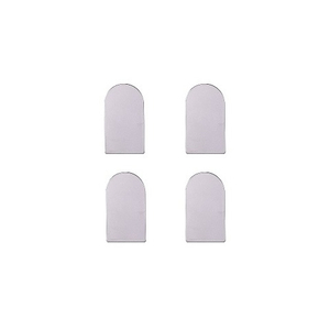 Комплект накладок для скрытой петли AGB ECLIPSE E30200.12.34 3.0 мат.хром (4шт.)