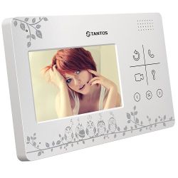 Монитор видеодомофона TANTOS Lilu LE Совы (белый) TFT LCD 4,3" экран