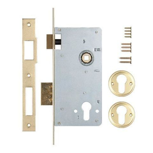 Корпус замка KALE KILIT 152/R (60мм) w/b латунь /1099/