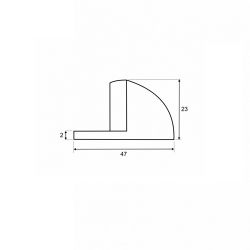 Упор дверной VETTORE 002 SN мат.никель