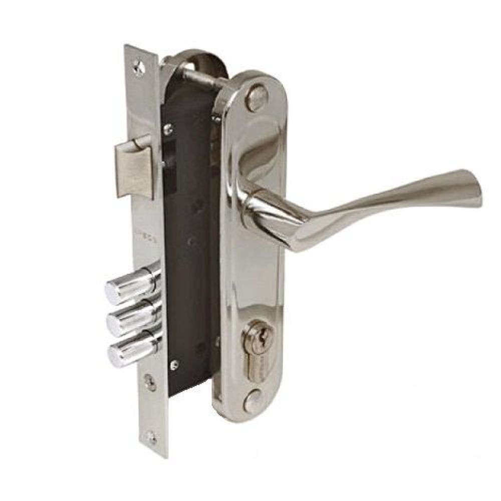 Замок врезной APECS 1523/60 CR хром