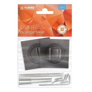 Ручка поворотная FUARO BK6 KM GR-23 графит /40027/