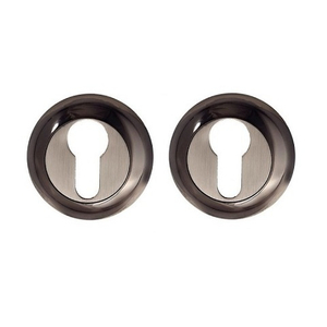 Накладка под цилиндр PUERTO ET AL 08 BN/SN (черный никель/матовый никель)