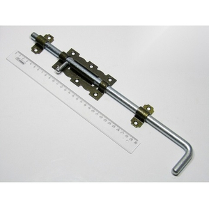 Задвижка дверная НОЭЗ ЗД-110-Уд ст.бронза/цинк