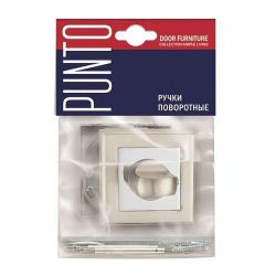 Ручка поворотная PUNTO BK6 QL SN/CP-3 мат.никель/хром /33229/
