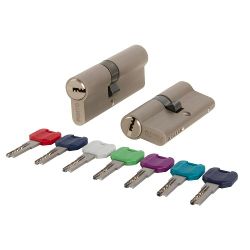 Цилиндровый механизм PUNTO MaxPro7000/80 mm (25+10+45) SN никель 7кл. /57595/