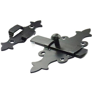 Задвижка дверная НОЭЗ Классика ЗД-140-SL черный матовый