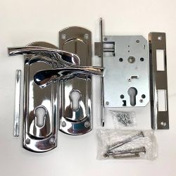 Замок врезной VETTORE 1423 CP хром