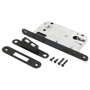 Замок врезной АЛЛЮР АРТ 5300-MU BL мат.черный