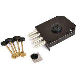 Замок накладной ЭЛЬБОР 1.05.51.5.МА Базальт