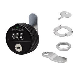 Замок мебельный кодовый 6012-20BL черный