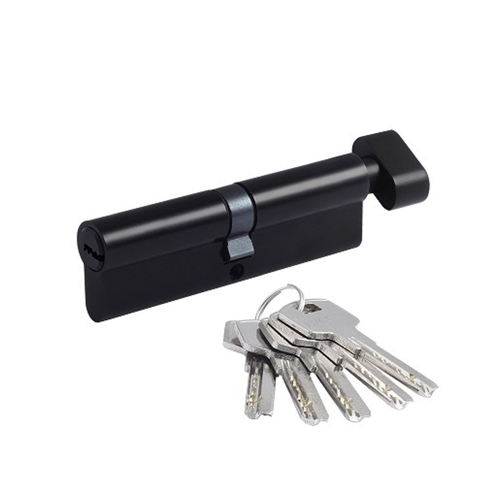 Цилиндровый механизм НОРА-М STD Z ЛПВ-120 (60-60) черный