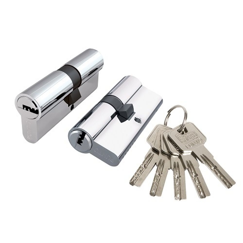 Цилиндровый механизм PUNTO Z300/60 mm (25+10+25) CP хром 5 кл. /57475/