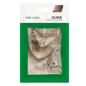 Крючок настенный AJAX MB-LM/K-003 SC мат.хром /49153/