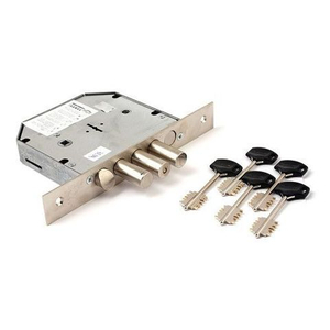 Замок врезной ЭЛЬБОР 1.06.40 левый Гранит