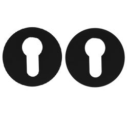 Накладка цилиндровая ALLUR ART COLLECTION ET-R2 BL мат.черный