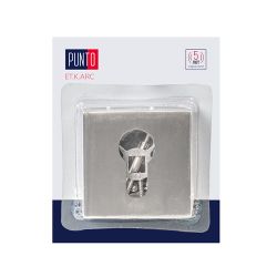 Накладка под цилиндр PUNTO ET ARC.Q52 GM оружейная сталь /64001/