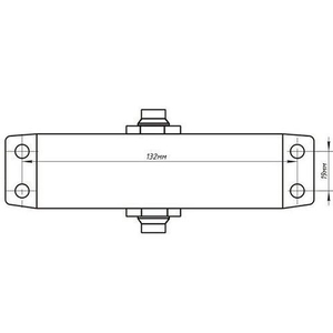 Доводчик дверной NOTEDO DC-060 gold золото (60 кг)