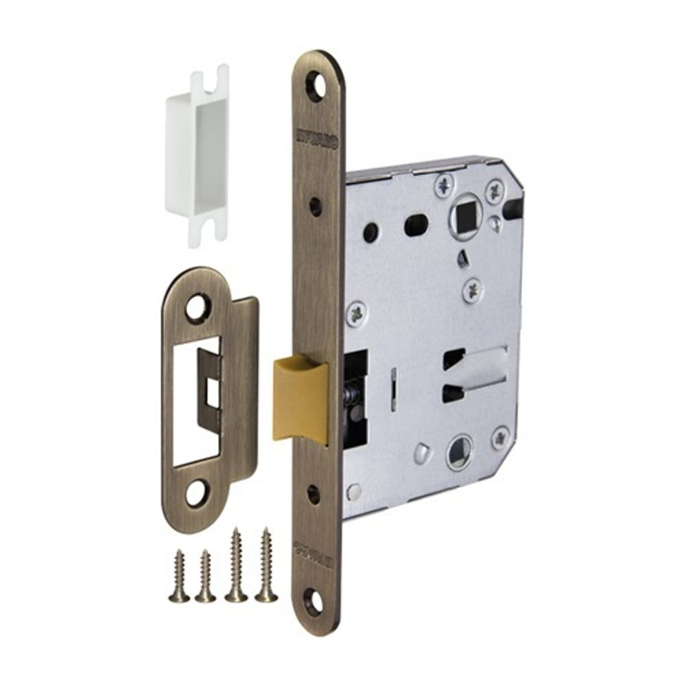 Защелка врезная FUARO P82-50 AB бронза