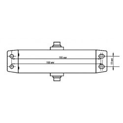 Доводчик дверной NOTEDO DC-090 HO black чёрный (60-130 кг)