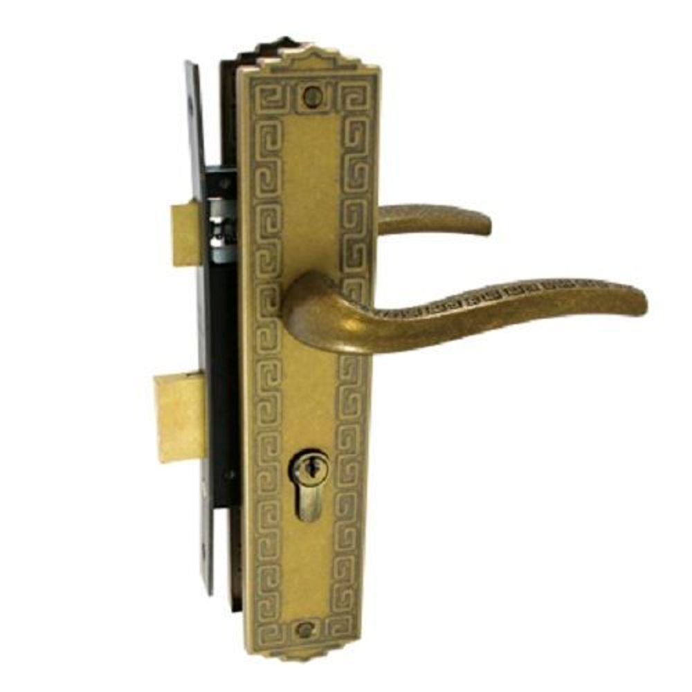 Замок врезной АЛЛЮР АРТ ЗВ4-70.06 OB состаренная бронза