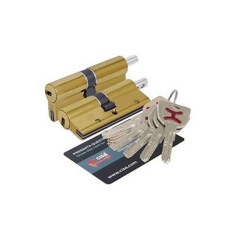 Цилиндровый механизм под вертушку CISA AP4S 0P3S2-82.66 (70 мм/25+10+35) G /38295/