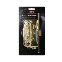 Замок межкомнатный AGB WC MEDIANA EV B01102.50.12.567 (антич.бронза) /25793/