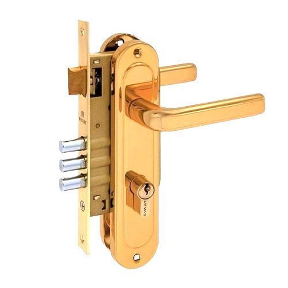 Замок врезной БУЛАТ ЗВ4-3.70.64.05 Прима золото