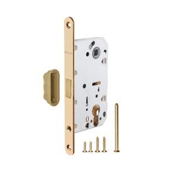 Защелка магнитная под цилиндр FUARO M85C-50 SSG сатинированное золото /46517/