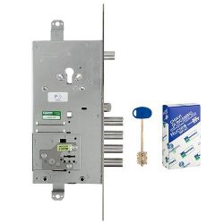 Замок врезной двухсистемный MOTTURA 54.J939M My Key S левый , перекод. с торца, кл. 50 мм /35183/