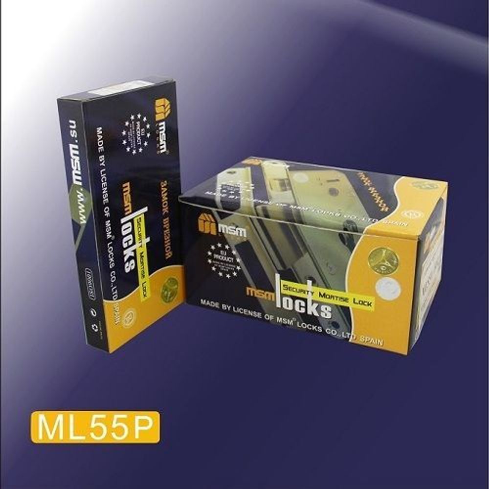 Корпус врезного замка MSM ML55V SN мат.никель