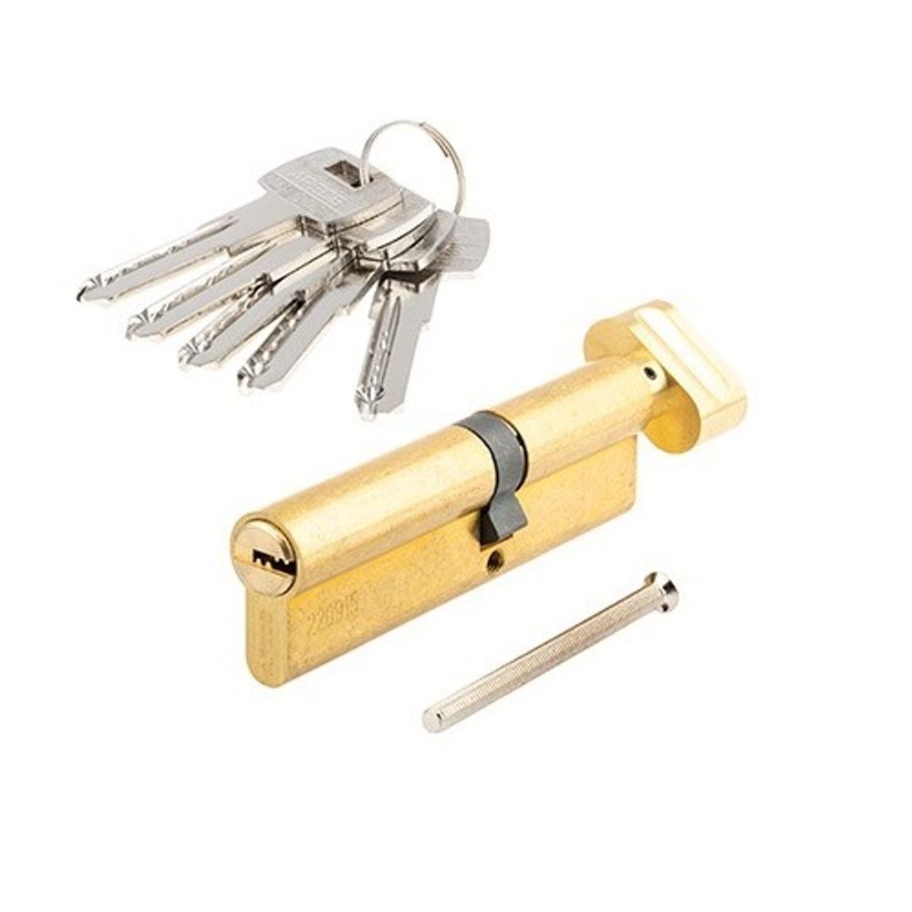 Цилиндровый механизм с вертушкой APECS SM-105 (45C/60)-C G золото