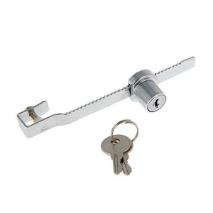 Замок витринный АЛЛЮР реечный L-140мм (хром)