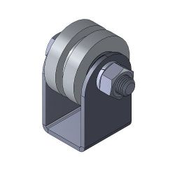 Ролик металл d-50 под полосу на платформе