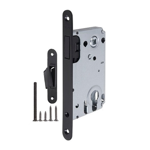 Замок врезной магнитный FUARO 5300-M-C BL черный /46293/