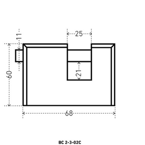 Замок навесной АЛЛЮР ВС2-3-02С d11mm