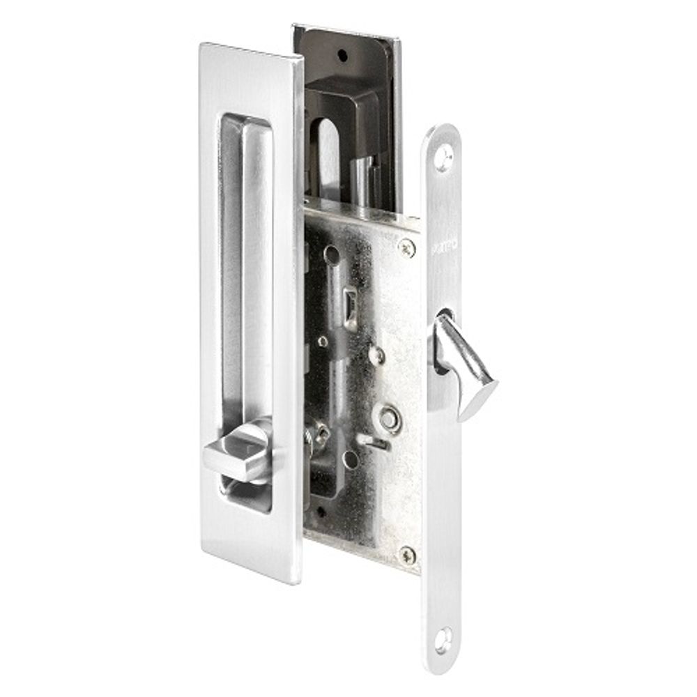 Защелка с ручками для раздвижных дверей PUNTO Soft LINE SLQ-011 CP хром /61885/