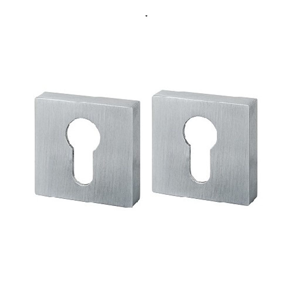 Накладка под цилиндр FUARO ET DM SSC-16 сатинированный хром /43027/