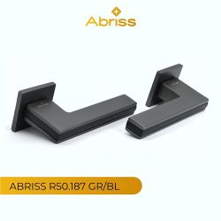 Ручка раздельная ABRISS R50.187 GR/BL графит/черный