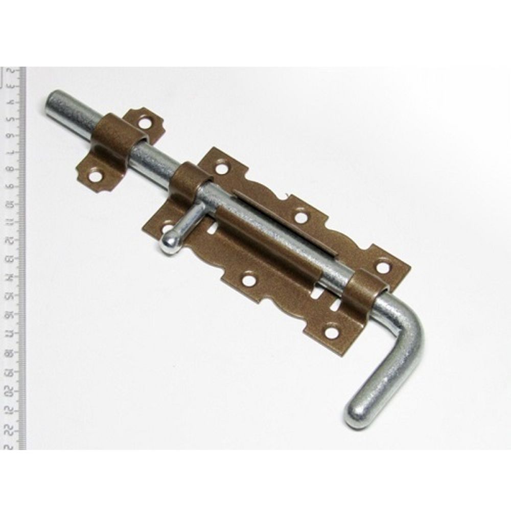 Задвижка дверная НОЭЗ ЗД-110-Гб бр.металлик/цинк