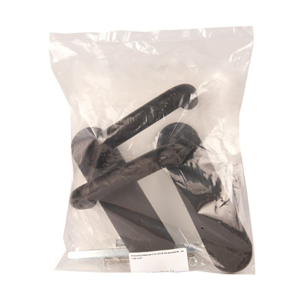 Ручка дверная FUARO DH-0433 W/CYL HOLE NE (9x140) без отверстий под ЦМ BL-24 черный /50151/