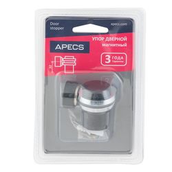 Упор дверной APECS DS-2762-M-BLM черный матовый