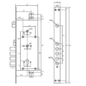 Замок врезной комбинированный CEFIRO 95KAD