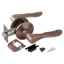 Ручка защелка PUNTO 6030 AC-P (без фик.) медь