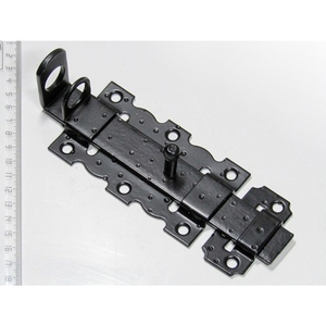 Задвижка дверная НОЭЗ ЗД-110-Пр черный матовый
