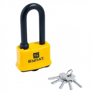 Замок навесной БУЛАТ ВС 0365-01 всепогодный 5кл. d13mm