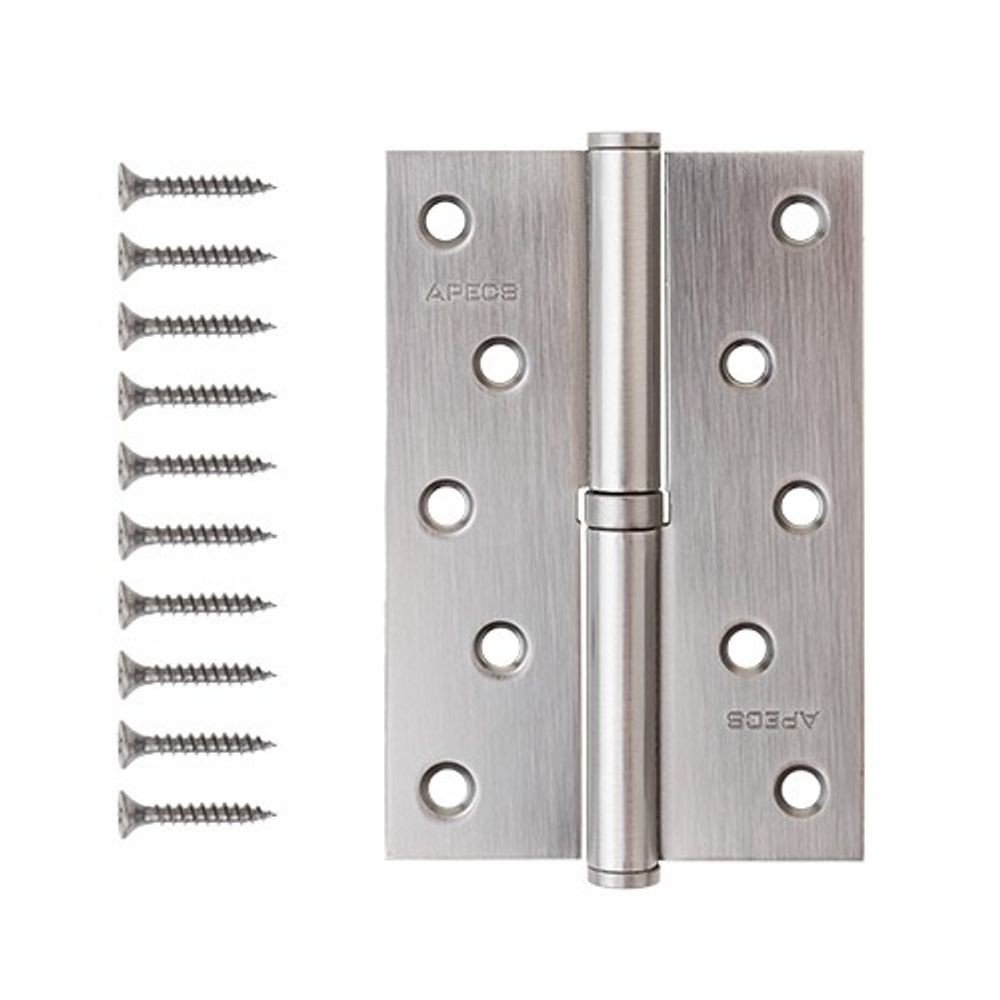 Петля дверная APECS 120x80-B Steel GRF L графит левая (1шт)