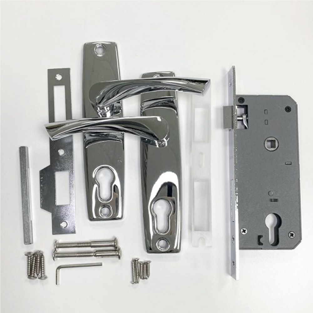 Замок врезной VETTORE 1323 CP хром