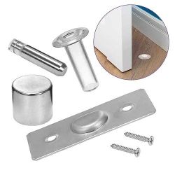 Упор магнитный автомат. скрытый FANTOM PREMIUM HGT001 прозрачный