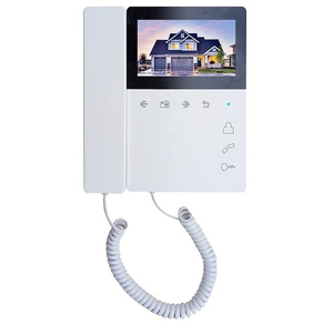 Монитор видеодомофона TANTOS Elly-S с трубкой VZ (белый) адаптированный, TFT LCD 4,3" экран